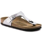 Birkenstock Gizeh Kadın Yetişkin Flip Flop Sandalet, Gümüş, 41