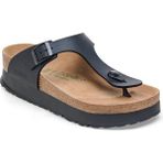 Birkenstock Gızeh Platform Flex Bf Vegan Unısex Terlik BRK1027367 - Siyah