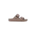 Birkenstock Kadın Arizona Eva Büyük Tokalı Çift Bantlı Terlik - Kahverengi