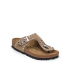 Birkenstock Kahverengi Kadın Deri Terlik GIZEH VL RIVET