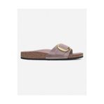 Birkenstock MADRID BIG BUCKLE OILED LEATHER Kadın Mor Terlik 1029300