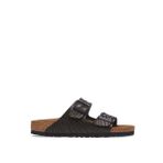 Birkenstock Siyah Kadın Deri Terlik ARIZONA BF ANIMAL PRINT