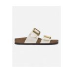 Birkenstock SYDNEY CUSHION BUCKLE GRACEFUL Kadın Beyaz Terlik 1029492