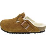 Birkenstock Unisex Yetişkin Boston Vizon Terlik, Kahverengi Vizon, 3.5 UK Narrow