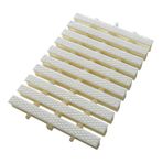 Birleştirilebilir havuz gider ızgarası, ABS plastik, 20 x 100 cm, iç ve dış mekanlar için 10 parçalı taşma ızgarası, verimli su yönetimi için uzun ömürlü zemin gider kapağı