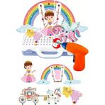 Birlik Oyuncak 3D Matkap Seti Söktak Prenses Serisi Unicorn URT014-006