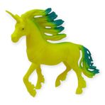 Birlik Oyuncak Çiftlik Hayvanları Serisi - Efsanevi Unicorn 12 cm - Sarı - Yeşil