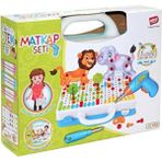 Birlik Oyuncak Eğitici Matkap Seti Hayvanlar 3D STEM Renkli 5 - 7 Yaş İçin Tamir & İnşaat Seti