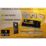 Birsan BRS 101-STD Cam Kapı Hidrolik Motor Standart Detaylı Yer Hidroliği