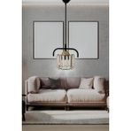 Birsen Aydinlatma Elmas 1'Li Gold Kristal Tasli Lux Sarkit Avize - Yatak Odasi - Salon - Mutfak - Hol