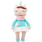 Biruixuan Uzun Kulaklı Tavşan Güzel Dreameryoly Tavşan, Uyku Vintage Angela Peluş Oyuncak, Pembe Kulaklar, Bir Dres Giyen | Peluş Yastıklar (Yurt Dışından) - Açık Mavi