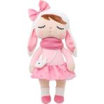Biruixuan Uzun Kulaklı Tavşan Güzel Dreameryoly Tavşan, Uyku Vintage Angela Peluş Oyuncak, Pembe Kulaklar, Bir Dres Giyen | Peluş Yastıklar (Yurt Dışından) - Açık Pembe