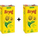 Biryağ Trakya Birlik Doğal ve Katkısız Ayçiçek Yağı 5 L x 2 Adet – Yemeklik ve Kızartmalık Kullanıma Uygun - 10 lt