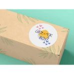Bisaccia Girl Or Boy Renkli Sevimli Sticker Mat Etiket Baby Shower Bebek Cinsiyet Parti Serisi 4 cm (40 Adet)