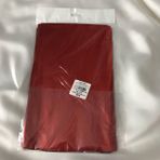 bisaccia Kırmızı Tek Renk Lüx Hediye Paketi Metalize Red Color Gift Poşet Bantlı 15x25 Cm - 1 Paket (50 Adet) (Kırmızı)