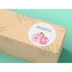 Bisaccia Sevgiyle Etiketi Kalpli Kupa Mat Sticker Evlilik Yıldönümü Aşk Love 4 cm (40 Adet)