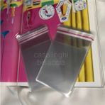 Bisaccia Yapışkanlı Jelatin Poşet Bantlı Şeffaf Opp Torba Paket 8,5X15 cm (KAPAK PAYI DAHİL ÖLÇÜ) - 100 Adet