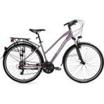 BİSAN 8200 CİTY ŞEHİR BİSİKLETİ 45 CM V 700C 21 VİTES MAT MOR BEYAZ MOR