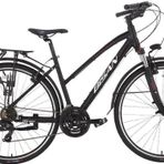 BİSAN 8200 CİTY ŞEHİR BİSİKLETİ 45 CM V 700C 21 VİTES MAT SİYAH BEYAZ PEMBE