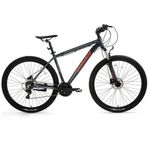 Bisan Atlas 43 cm V 26 Jant 21 Vites Parlak Gri Kırmızı Erkek Dağ Bisikleti