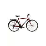 Bisan BİSAN HARDY ŞEHİR BİSİKLETİ 46 CM V 28 JANT 21 VİTES BORDO SİYAH-BEYAZ