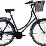Bisan BİSAN PARADISE S KADIN ŞEHİR BİSİKLETİ 56CM V 28 JANT 7 VİTES PARLAK SİYAH GRİ