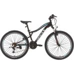 Bisan Buffalo 37 cm V 27.5 Jant 21 Vites Mat Siyah Mavi Dağ Bisikleti