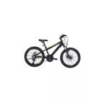 Bisan Cooper 30 cm MD 24 Jant 21 Vites Mat Siyah Sarı Çocuk Bisikleti