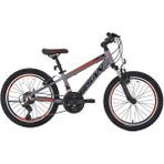 Bisan Cooper Çocuk Bisikleti 28 cm V Fren 20 Jant 21 Vites Füme Kırmızı - Füme - Kırmızı