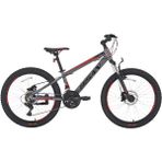 Bisan Cooper Çocuk Bisikleti 30 cm Md 24 Jant 21 Vites Füme Kırmızı - Füme - Kırmızı
