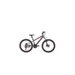 Bisan COOPER ÇOCUK BİSİKLETİ 30 CM V FREN 24 JANT 21 VİTES FÜME KIRMIZI