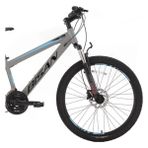 Bisan Cooper Dağ Bisikleti 35 cm Hd 26 Jant 21 Vites Açık Gri Siyah Mavi - Gri - Mavi