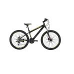 Bisan Cooper Erkek Dağ Bisikleti 30 Cm Hd 24 Jant 21 Vites Mat Siyah Sarı
