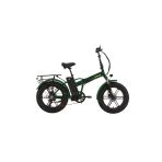 Bisan E-Folding F3 Elektrikli Katlanır Bisiklet 43Cm Hd 20 Jant 7 Vites Haki Sarı