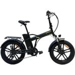 Bisan E-Folding F4 20 Jant M.disk 43 Cm Elektrikli Katlanır Bisiklet Siyah Sarı