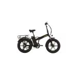 Bisan E-Folding Gaz Kollu F4 Elektrikli Katlanır Bisiklet 43Cm Md 20 Jant 7 Vites Mat Siyah Sarı