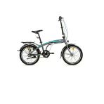 Bisan FX 3500-NX3 32 cm V 20 Jant NEX.3 Vites Metalik Gri Mavi Katlanır Bisiklet