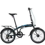 Bisan FX 3500-TRN 20 Jant 1x7 Vites Siyah Mavi Katlanabilir Bisiklet