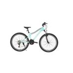 Bisan Gazella Kadın Dağ Bisikleti 37CM V 27.5 Jant 21 Vites Metalik Turkuaz Koyu Pembe
