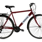 BİSAN HARDY ŞEHİR BİSİKLETİ 46 CM V 28 JANT 21 VİTES BORDO SİYAH-BEYAZ