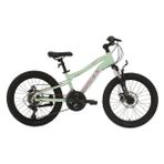 Bisan Kdx 2500-D Kız Çocuk Bisikleti 28CM Md 20 Jant 21 Vites Mint Yeşil Pembe Beyaz - Çok Renkli