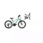 Bisan KDX 2500-V 28 cm 20 Jant 21 Vites Metalik Mor Pembe Beyaz Kız Çocuk Bisikleti