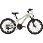 Bisan Kdx 2500 V Fren 20 Jant Çocuk Bisikleti 28 cm Kadro 21 Vites Mint Yeşil Pembe Beyaz - Mint Yeşili