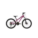 Bisan Kdx 2800-D Kadın Dağ Bisikleti 30Cm Md 24 Jant 21 Vites Mor Pembe Beyaz