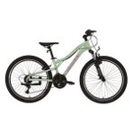 Bisan Kdx 2800-V Kadın Dağ Bisikleti 30CM V 24 Jant 21 Vites Mint Yeşil Pembe Beyaz - Çok Renkli