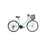 Bisan Lotus 26 Jant Şehir Bisikleti 21 Vites 44 Cm Çelik Kadro V-Fren Mint Yeşili