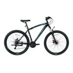 Bisan MTS 4600 46 cm 27.5 Jant 21 Vites Mat Siyah - Mavi Renk Erkek Dağ Bisikleti