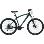Bisan MTS 4600 46 cm MD 27.5 Jant 21 Vites Mat Siyah Mavi Erkek Dağ Bisikleti