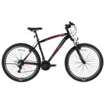 Bisan MTS 4600 48 cm 27.5 Jant 21 Vites Mat Siyah - Kırmızı Renk Erkek Dağ Bisikleti