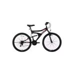 Bisan MTS430024SK Mts4300 24 Jant 21 Vites Amortisörlü Dağ Bisikleti 40Cm Siyah - Kırmızı